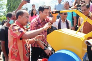 Pemkot Kupang  terima Mesin Pencacah Plastik dan Genset bantuan Dirjen Bina Marga Kemen PUPR RI