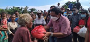 Herman Hery Peduli Bencana Malaka,Buka Posko di Kediaman Simon Nahak