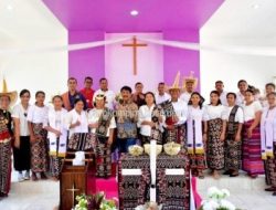 Selain Serahkan Bantuan Pembangunan, Pj.Wali Kota Janjikan Beri Proyektor Ke Jemaat GMIT Tilon Aknino Kuannanan