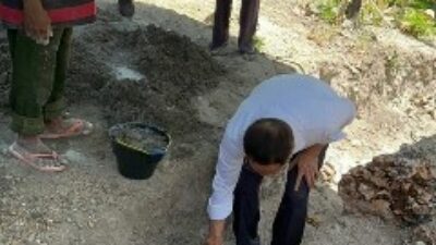 Peletakan batu pertama pembangunan gereja