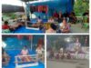 Demo Proses Menenun Tenun Ikat Di Festival Budaya Kelurahan Mantasi, Mama Selvi Ber